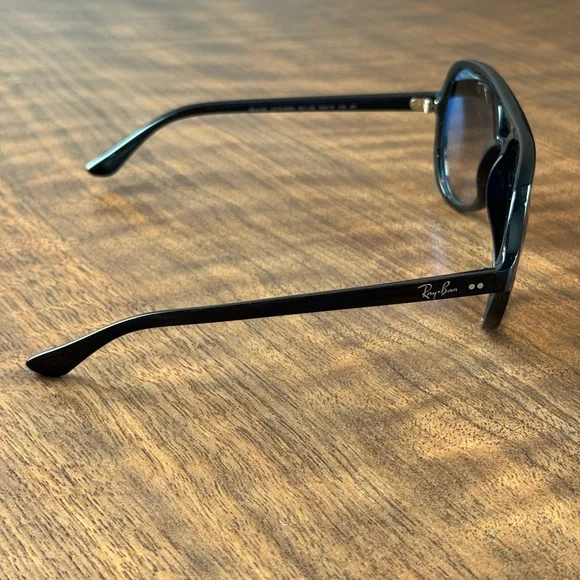 New Ray-Ban Cats 5000 RB4125 601/32 Black / Grey Gradient 59MM Sunglasses - Picture 2 of 8